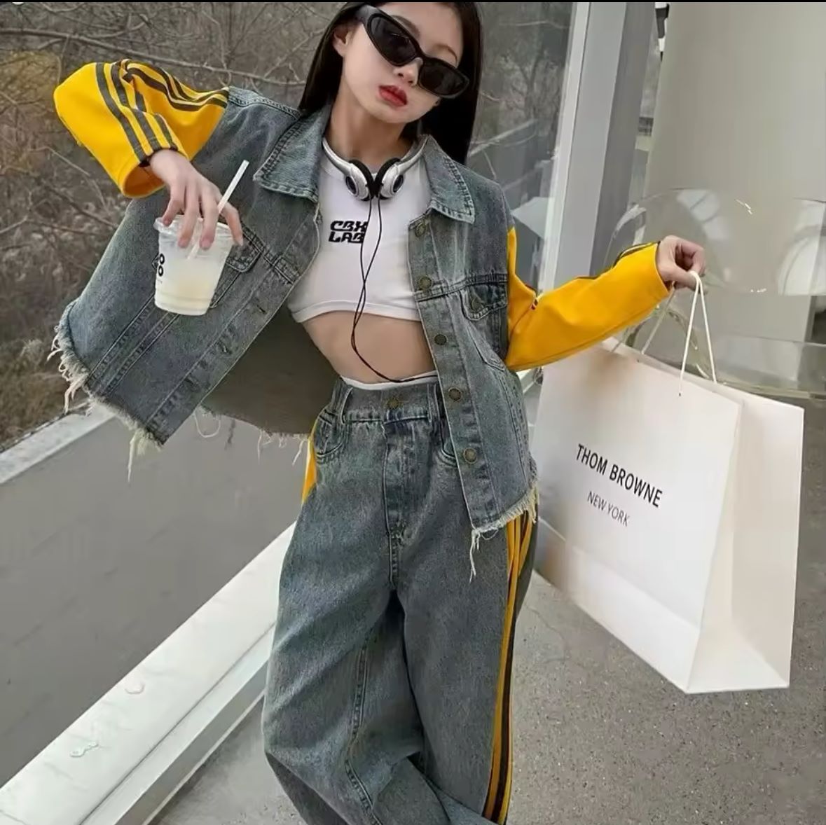 Girls Spring Demin Set