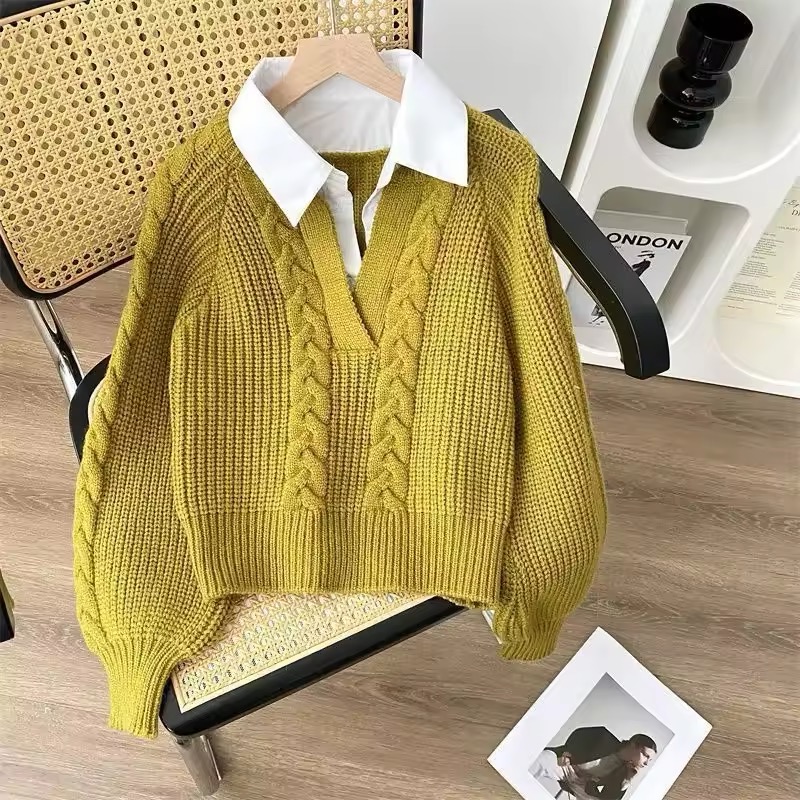 Spring Sweater Pant Set